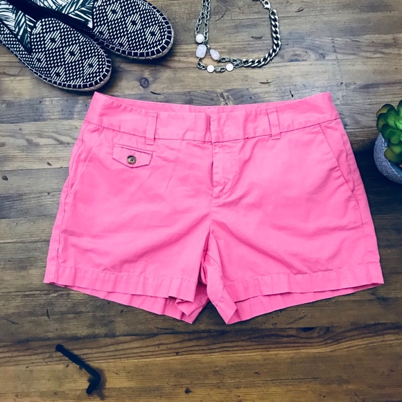 LOFT Pants - LOFT Ann Taylor Pink Cotton Shorts Sz 4 Summer O